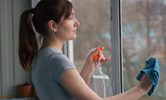 what is the best way to clean mirror window film?