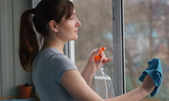 what is the best way to clean mirror window film?