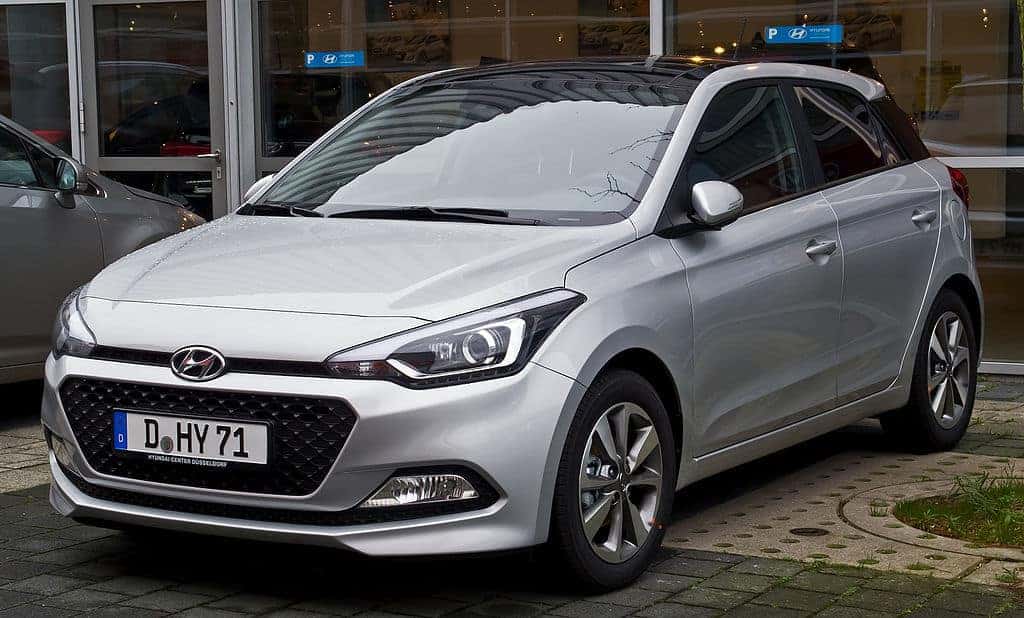 Photo of a Hyundai i20