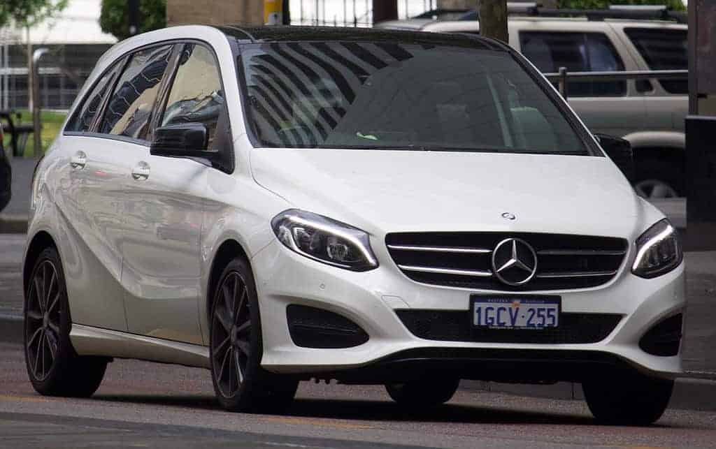 Photo of a Mercedes B Class