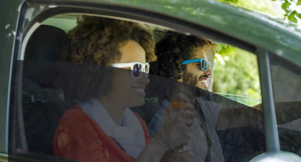 Medium Car Tint Installed on Front Windows