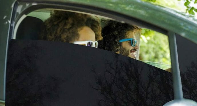 Limo Window Tint Installed on Front Windows