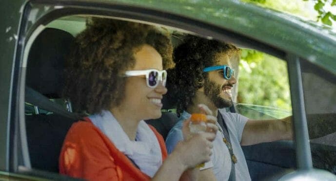 Legal Window Tint Installed on Front Windows