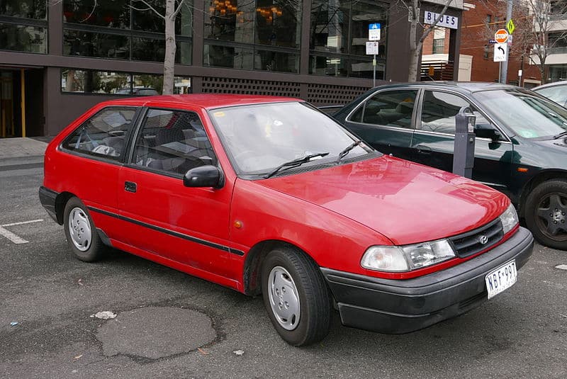 Photo of a Hyundai EXCEL
