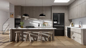 AA15 Grey Line Oak Structured Cover Styl' vinyl wrap | for furniture & walls