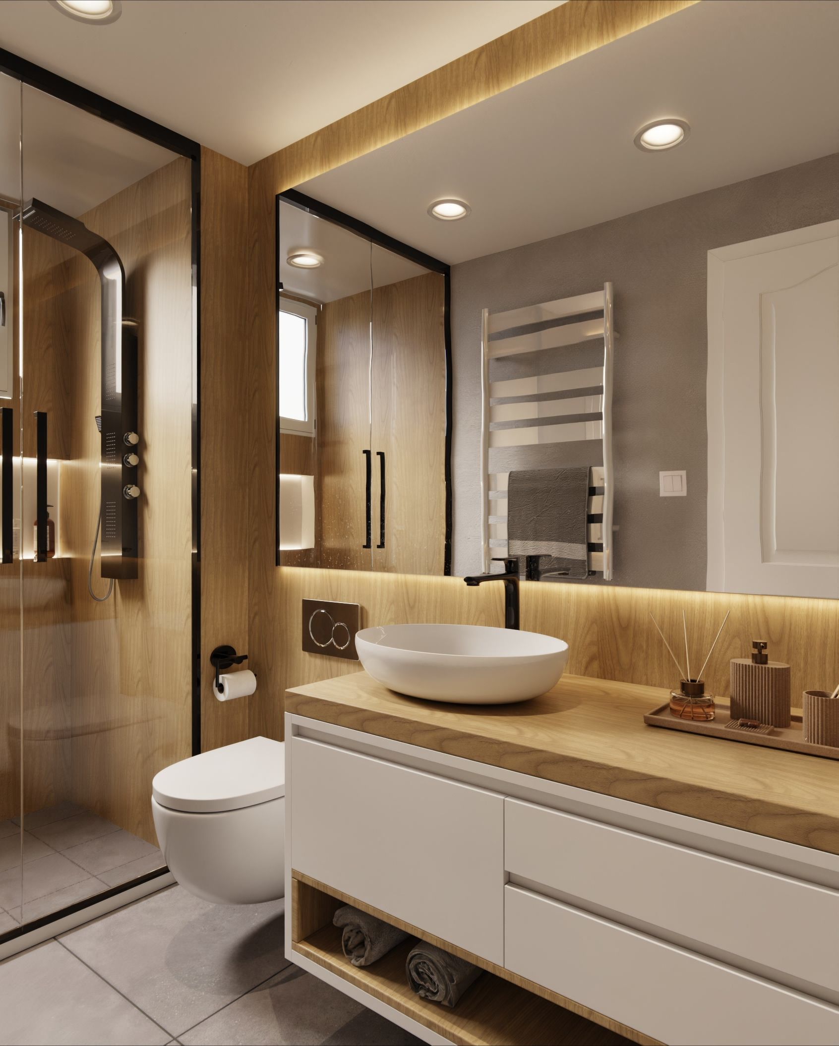 AF08 Walnut Oak Cover Styl' vinyl wrap | for furniture & walls