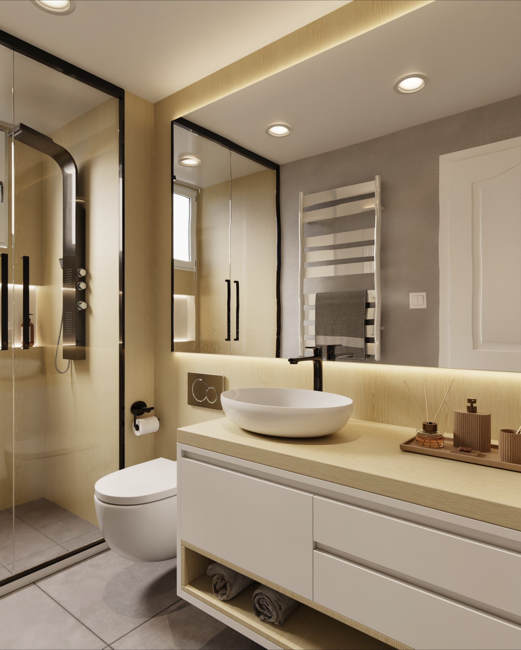 AG20 Cream Pine Cover Styl' vinyl wrap | for furniture & walls