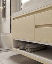 AG20 Cream Pine Cover Styl' vinyl wrap | for furniture & walls