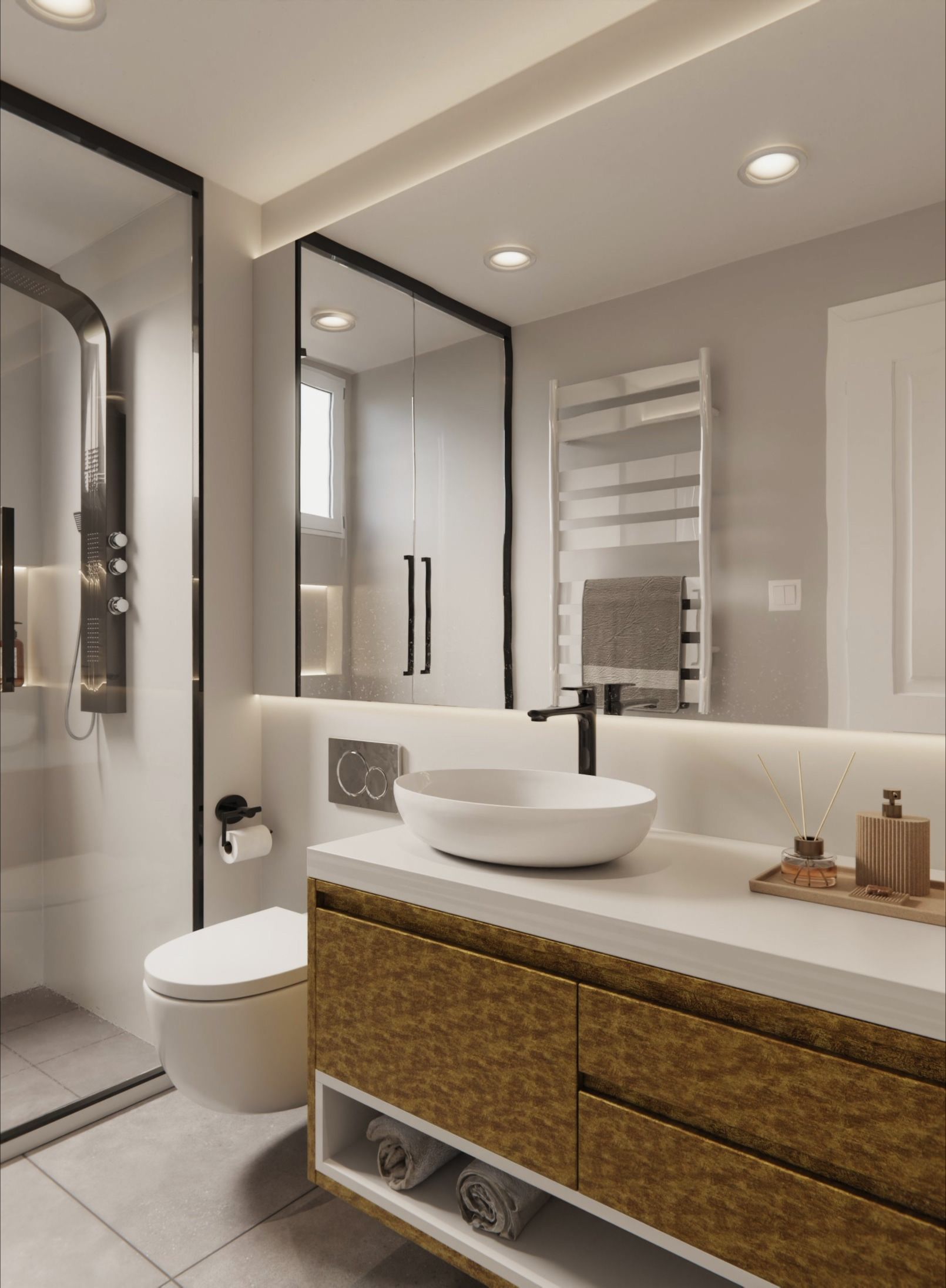 AL09 Gold Antique Cover Styl' vinyl wrap | for furniture & walls