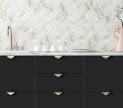 Close-up photo of Cover Styl' Anthracite Grey Vinyl Wrap installed