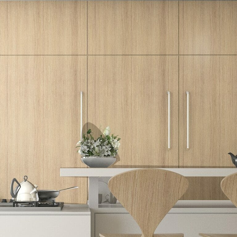 Close-up photo of Cover Styl' Basic Beige Bao Vinyl Wrap installed