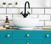 Close-up photo of Cover Styl' Bleu Celeste Vinyl Wrap installed