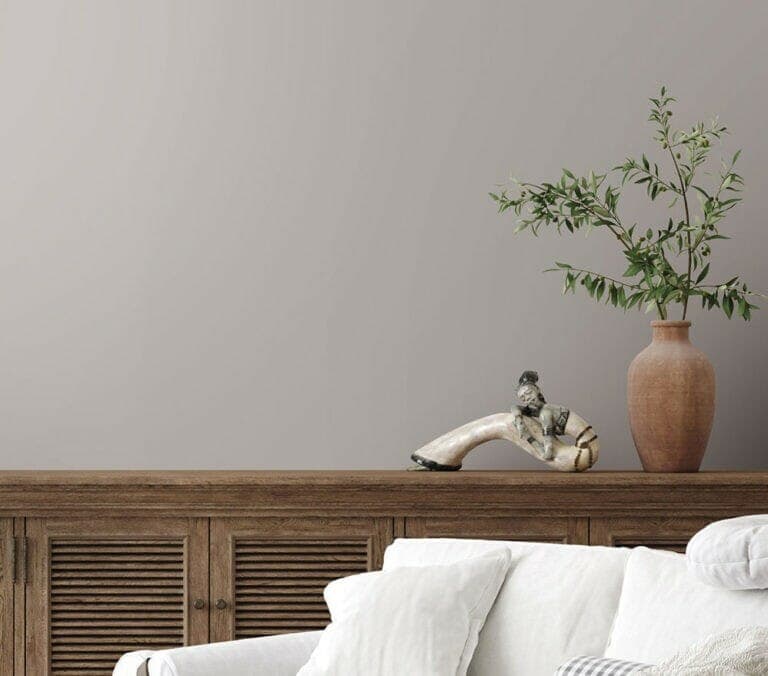 Close-up photo of Cover Styl' Brio Cream Velvet Vinyl Wrap installed 