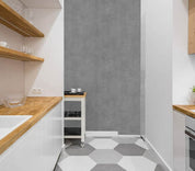 Close- up photo of Cover Styl' Brown concrete Vinyl Wrap installed