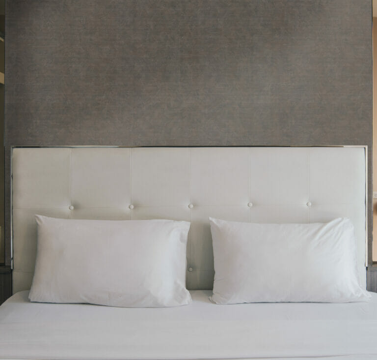 Close-up photo of Brushed Brown Fabric Cover Styl' Vinyl Wrap installed