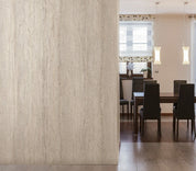 Close-up photo of Cover Styl' Cream Concrete Vinyl Wrap installed