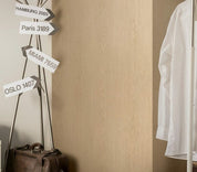 Close-up photo of Cover Styl' Cream Golden Oak Vinyl Wrap installed