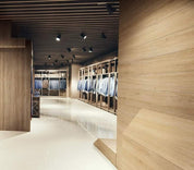 Close-up photo of Cover Styl' Cream Oak Vinyl Wrap installed