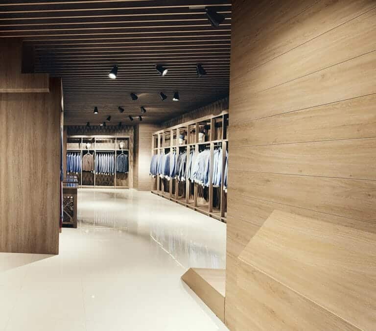 Close-up photo of Cover Styl' Cream Oak Vinyl Wrap installed