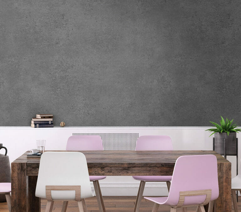 Close-up photo of Cover Styl' Dark Concrete Vinyl Wrap installed