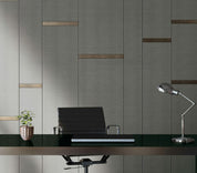 Close-up photo of Dark Grey Brushed Fabric Cover Styl' Vinyl Wrap installed