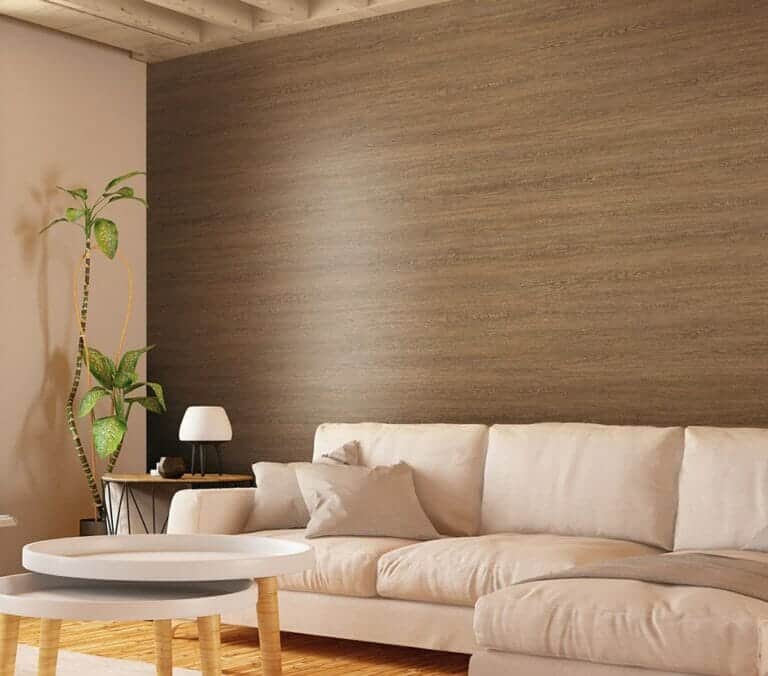 Close-up photo of Cover Styl' Dark Oak Structured Vinyl Wrap installed