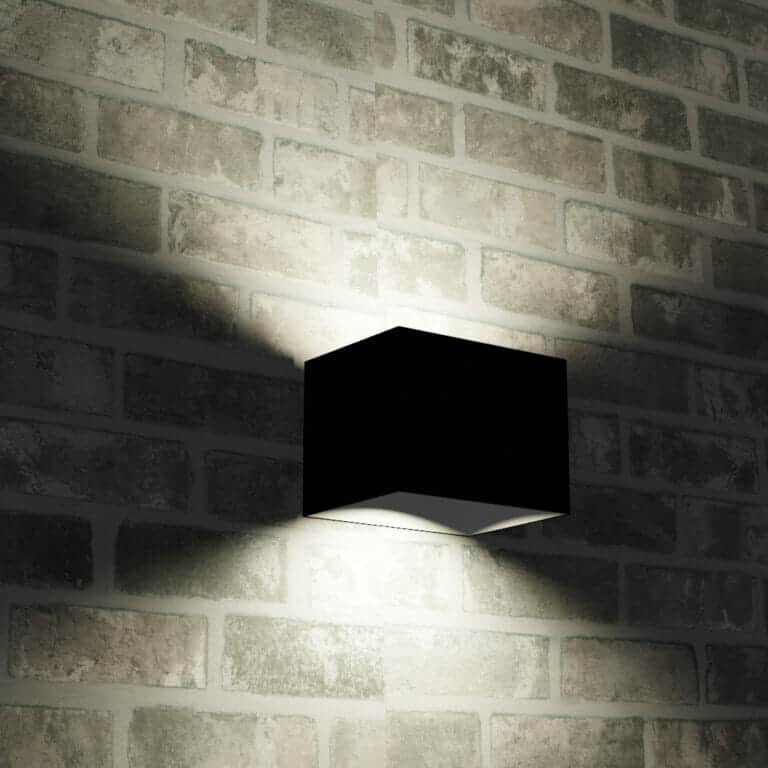 Photo of Cover Styl' Grey Bricks Vinyl Wrap installed showing a different view