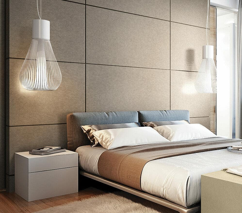 Close-up photo of Cover Styl' Grey Leather Vinyl Wrap installed