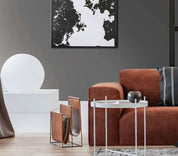 Close-up photo of Cover Styl' Grey Velvet Vinyl Wrap installed