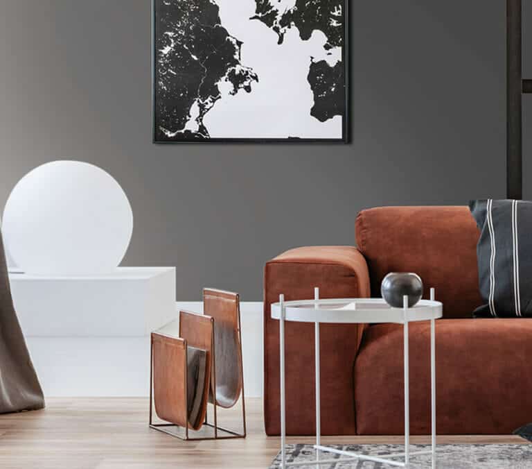 Close-up photo of Cover Styl' Grey Velvet Vinyl Wrap installed