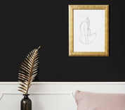 Close-up photo of Cover Styl' Mat Black Velvet Grain Vinyl Wrap installed