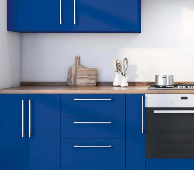 Close-up photo of Cover Styl' Midnight Blue Vinyl Wrap installed