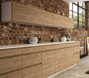 Close-up photo of Cover Styl' Modern Oak Vinyl Wrap installed