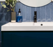 Close-up photo of Cover Styl' Royal Blue Velvet Grain Vinyl Wrap installed