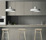 Close-up photo of Silver And Grey Lined Pattern Cover Styl' Vinyl Wrap installed