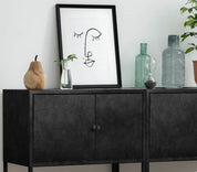 Close-up photo of Cover Styl' Slate Concrete Vinyl Wrap installed