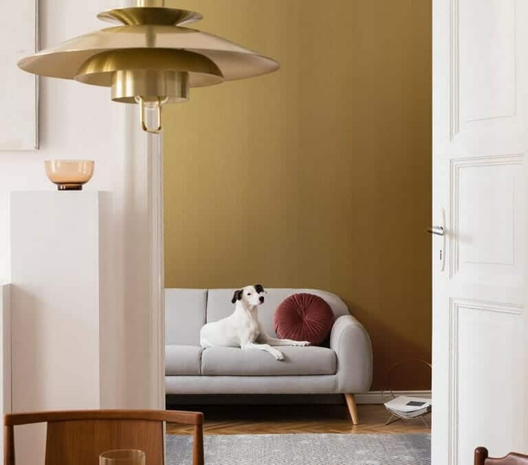 Close-up photo of Cover Styl' Soft Brushed Gold Vinyl Wrap installed