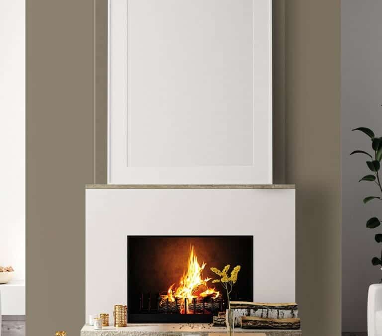 Close-up photo of Cover Styl' Solid Light Brown Vinyl Wrap installed