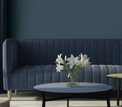 Close-up photo of Cover Styl' Steel Blue Vinyl Wrap installed