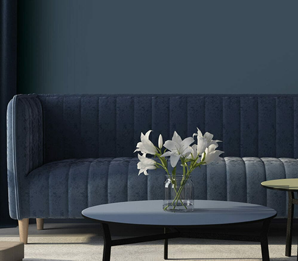 Close-up photo of Cover Styl' Steel Blue Vinyl Wrap installed