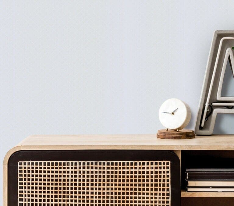 Close-up photo of Cover Styl' Structured White Vinyl Wrap installed