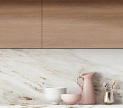 Close-up photo of Cover Styl' Traditional Oak Vinyl Wrap installed