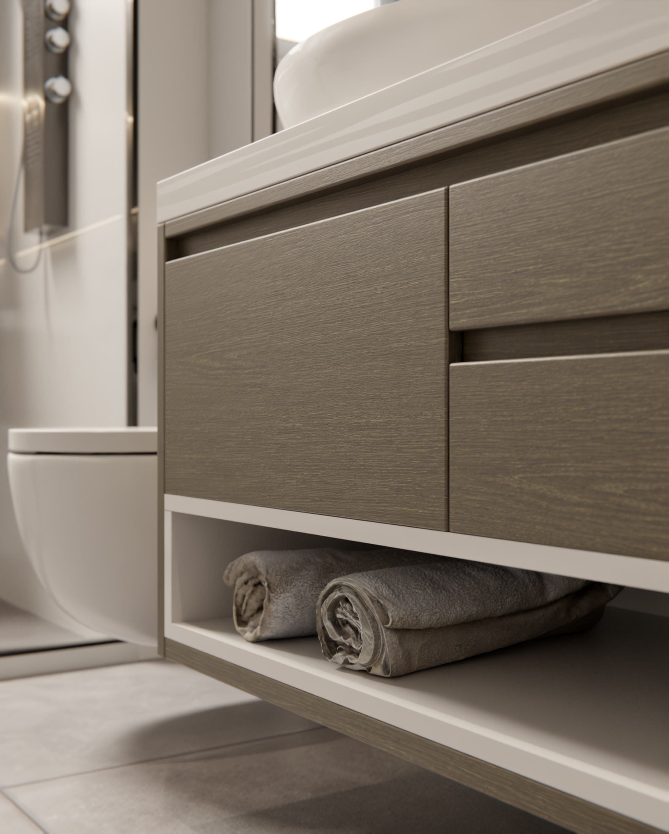 E50 Brownish Oak Style Cover Styl' vinyl wrap | for furniture & walls