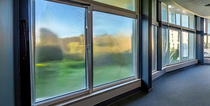 Office with window film in Bristol