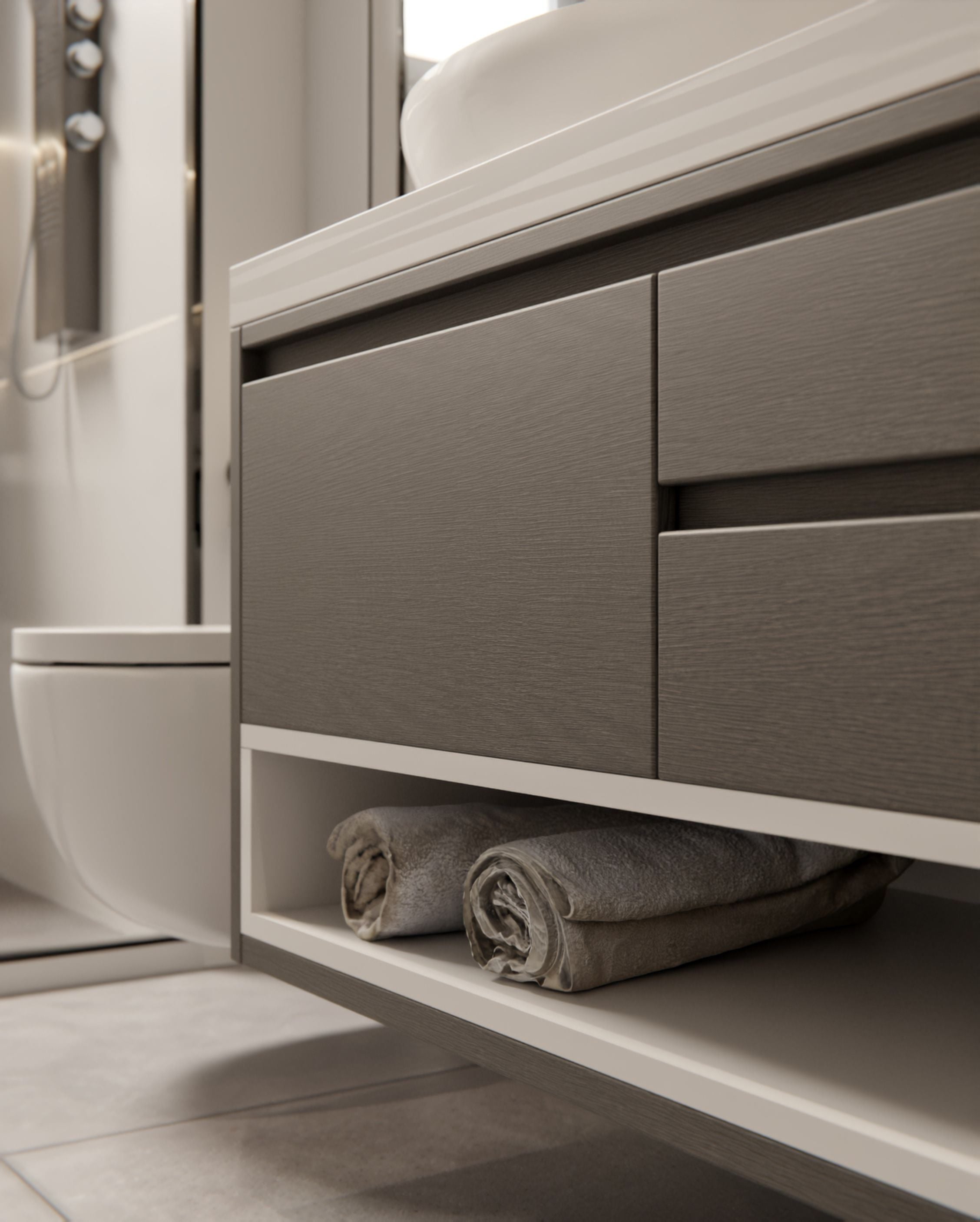 HR-CT58 High Resistance - Faded Grey Wall and Furniture Cover Styl' vinyl wrap | for furniture & walls