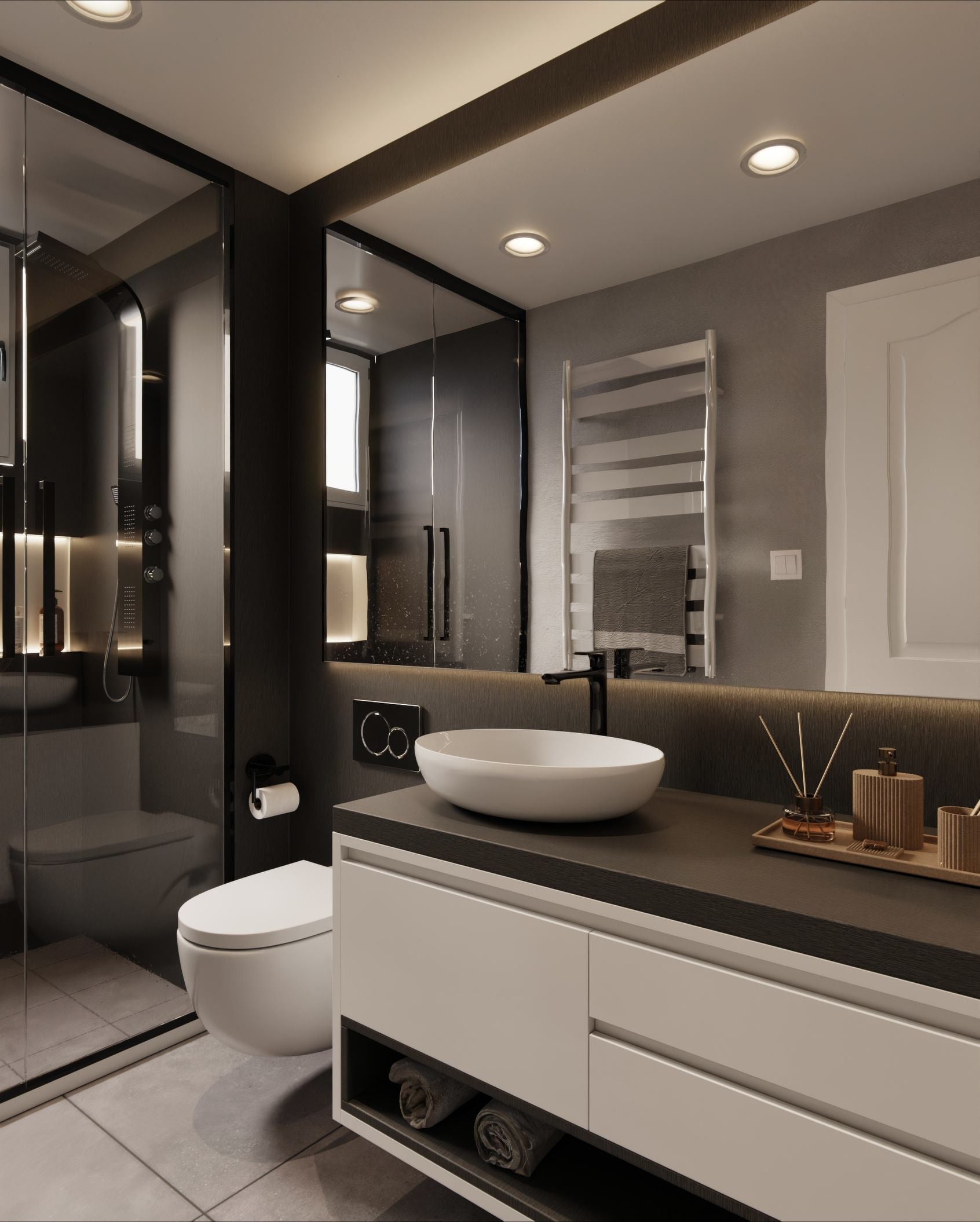 HR-CT58 High Resistance - Faded Grey Wall and Furniture Cover Styl' vinyl wrap | for furniture & walls