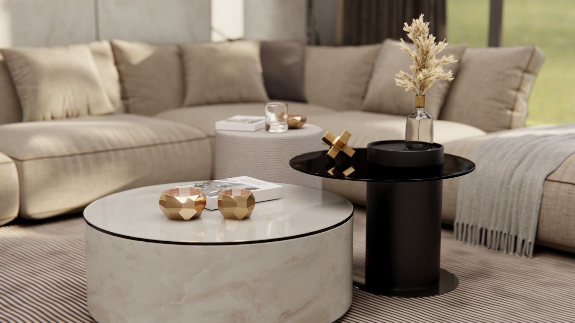 HR-NE70 High Resistance - Onyx Gold Cover Styl' vinyl wrap | for furniture & walls