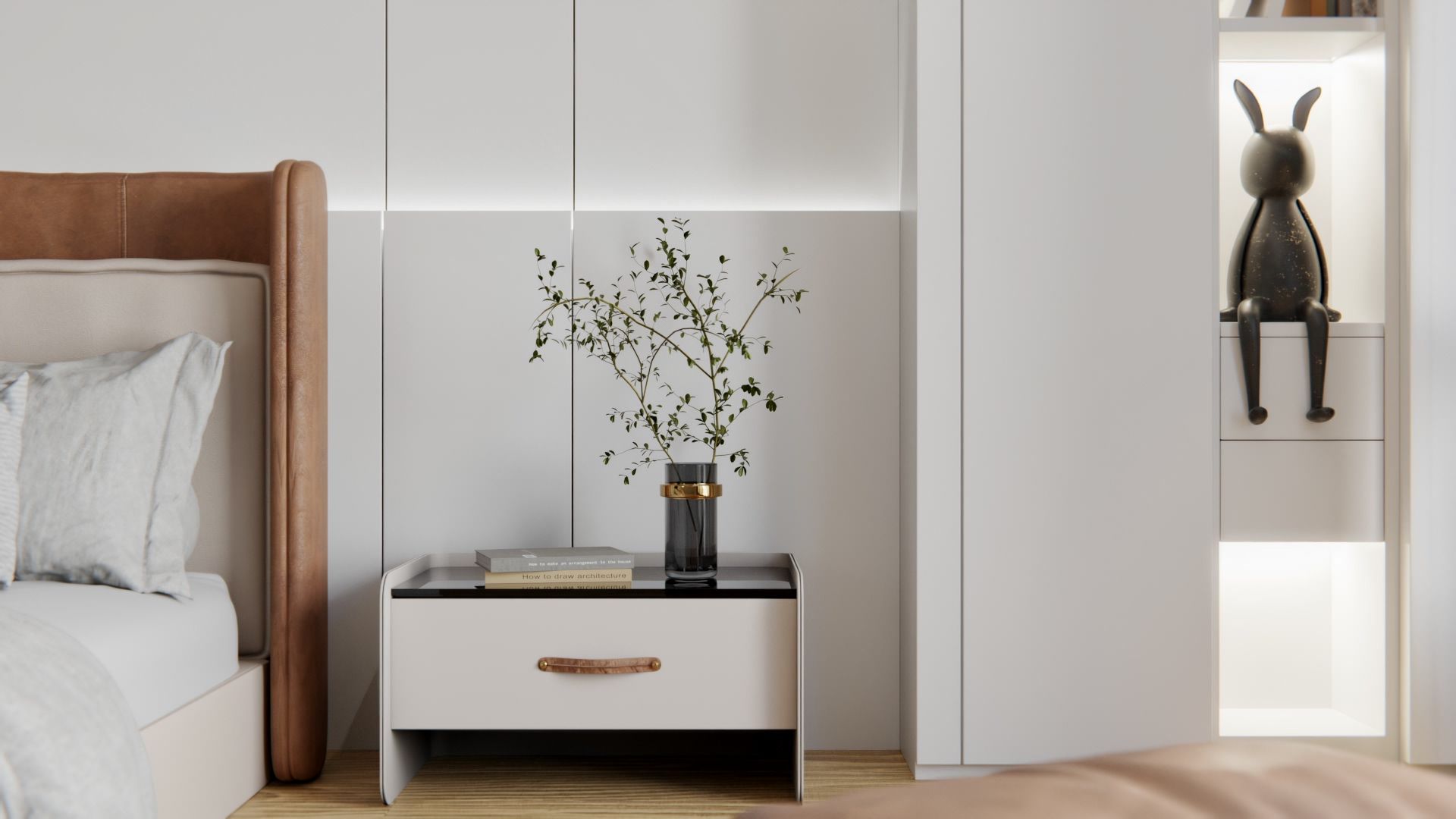 J4 Lacquered White Cover Styl' vinyl wrap | for furniture & walls