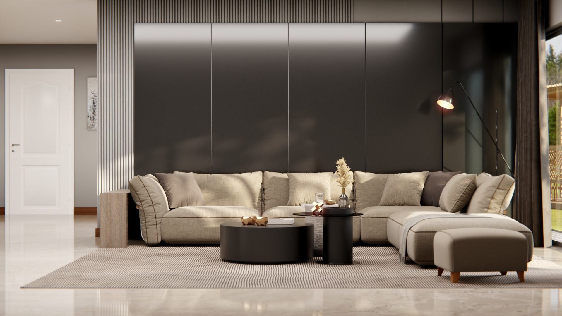 J5 Lacquered Black Cover Styl' vinyl wrap | for furniture & walls