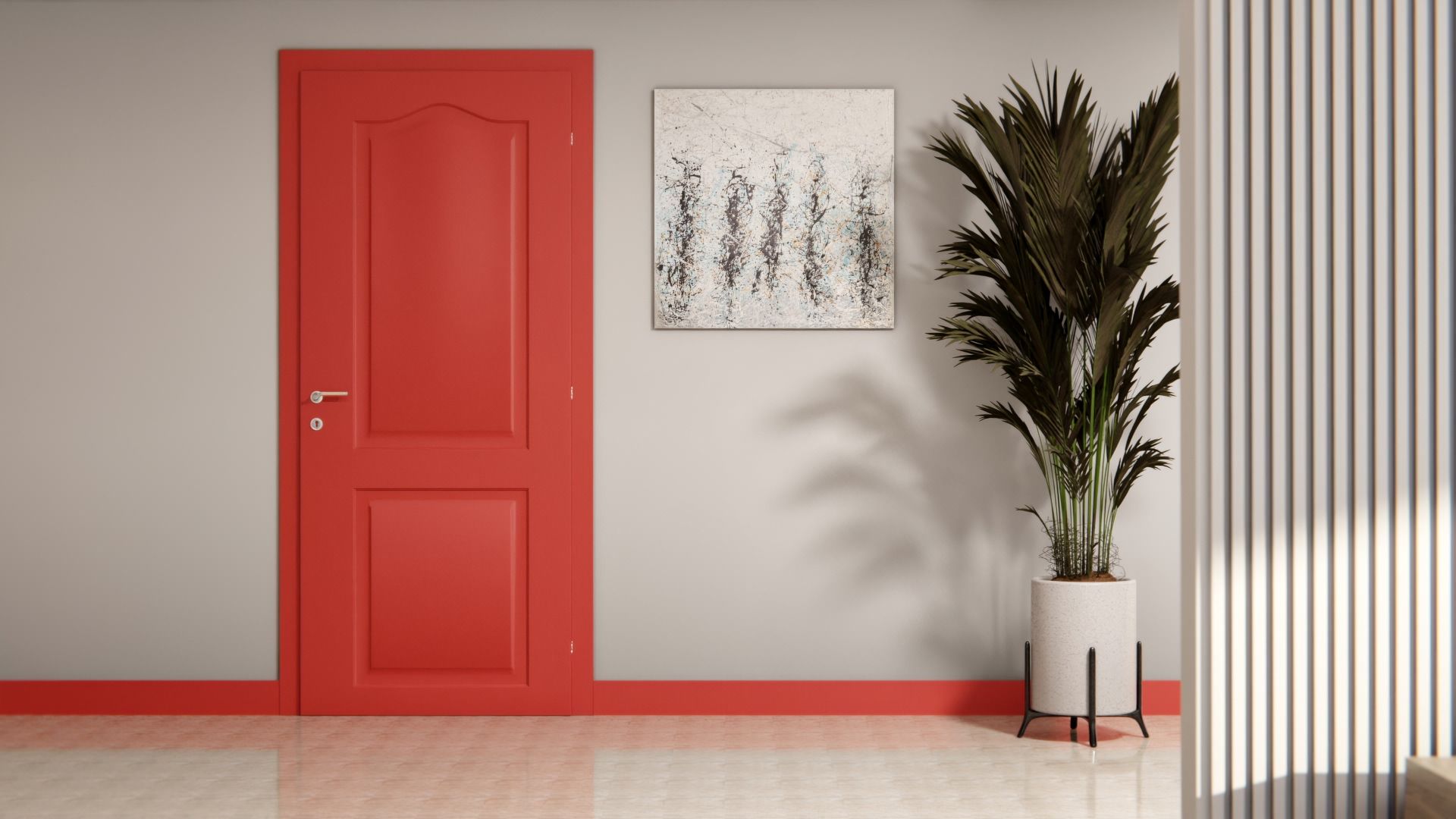 L2 Chilli Red Cover Styl' vinyl wrap | for furniture & walls